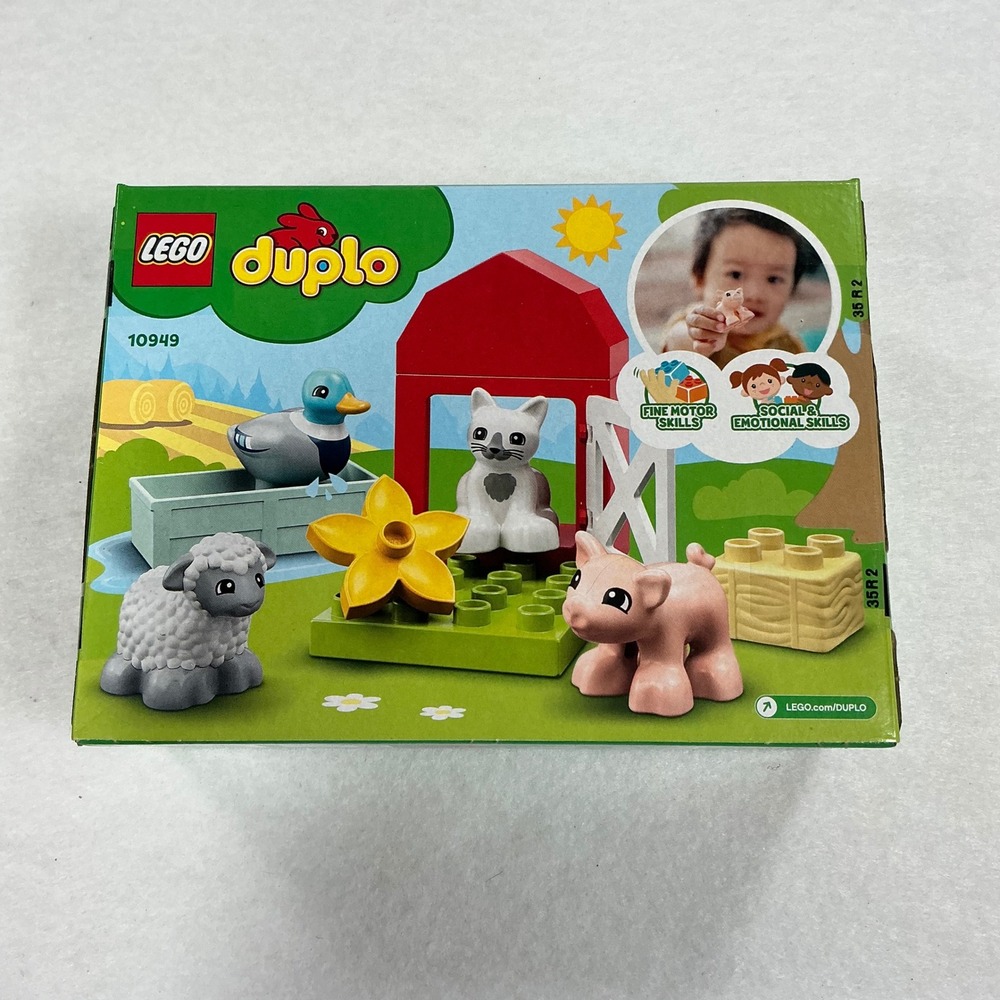 LEGO DUPLO Town Farm Animal Care 10949 Toddler Building Toy Set 11 Pieces